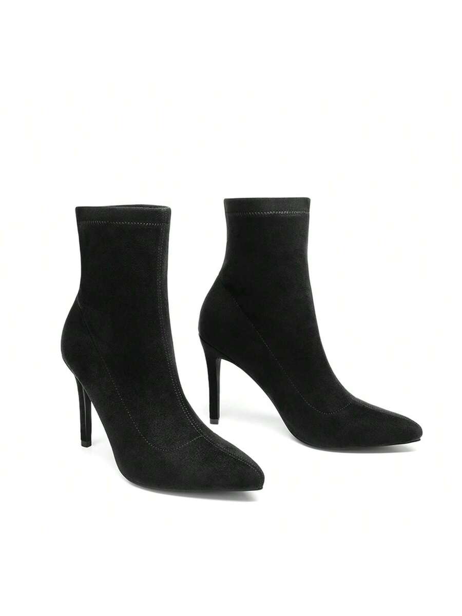 DREAM PAIRS Elegant Women's Pointed-Toe Stiletto Ankle Boots
