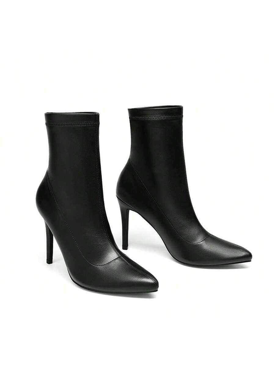 DREAM PAIRS Elegant Women's Pointed-Toe Stiletto Ankle Boots