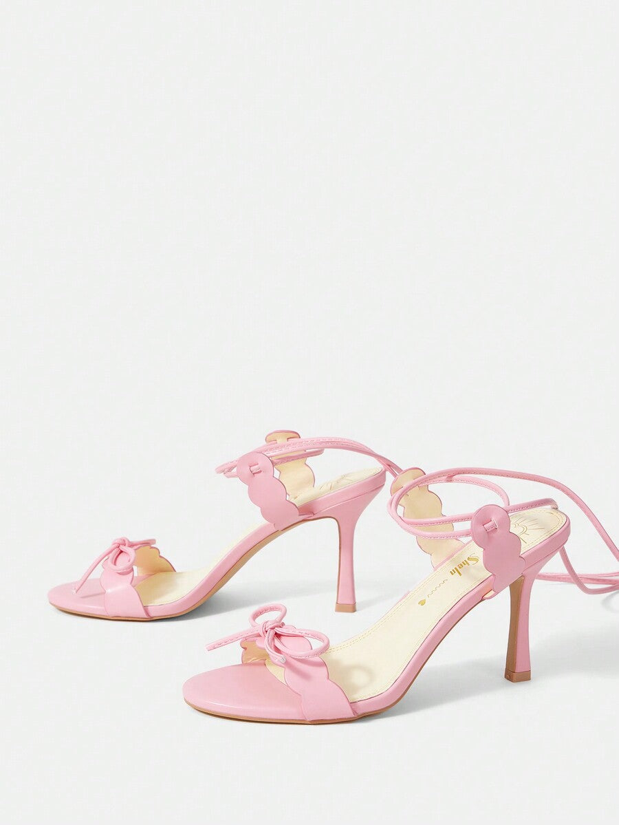 CUCCOO SZL Women's Round Toe Stylish & Comfortable High Heel Sandals