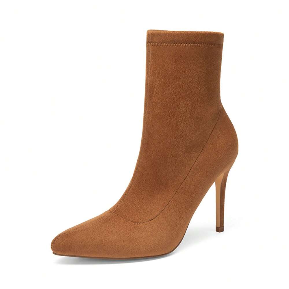 DREAM PAIRS Elegant Women's Pointed-Toe Stiletto Ankle Boots