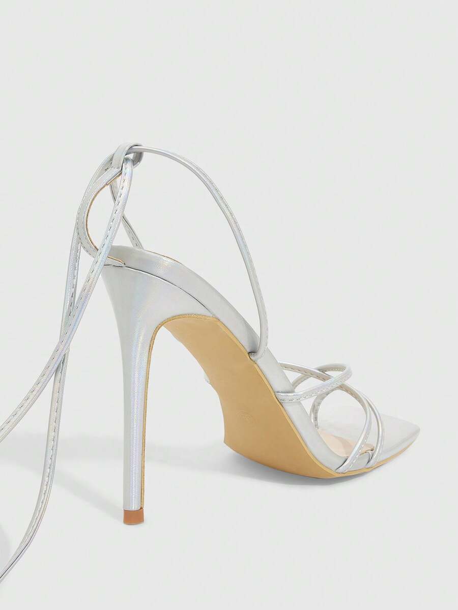 CUCCOO SZL CUCCOO Women Fashion Elegant Lace-Up High Heel Sandals