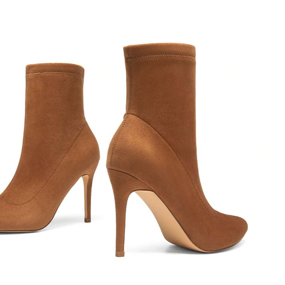 DREAM PAIRS Elegant Women's Pointed-Toe Stiletto Ankle Boots