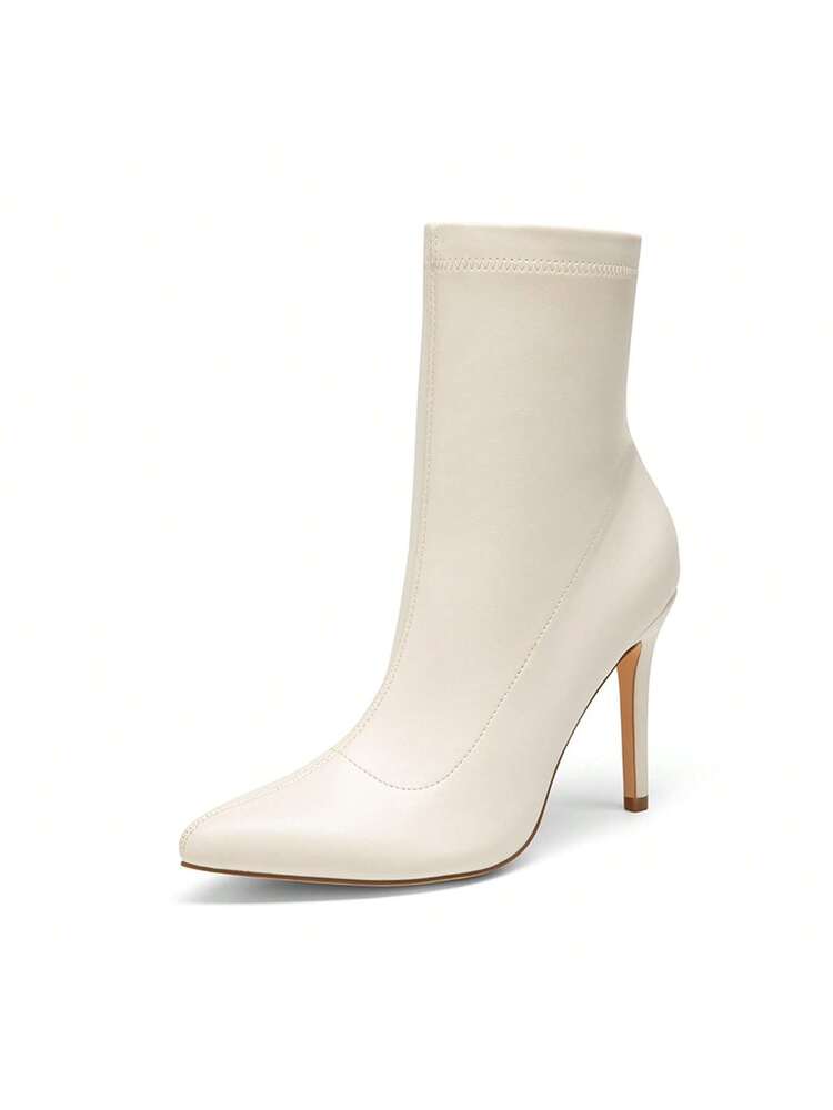 DREAM PAIRS Elegant Women's Pointed-Toe Stiletto Ankle Boots