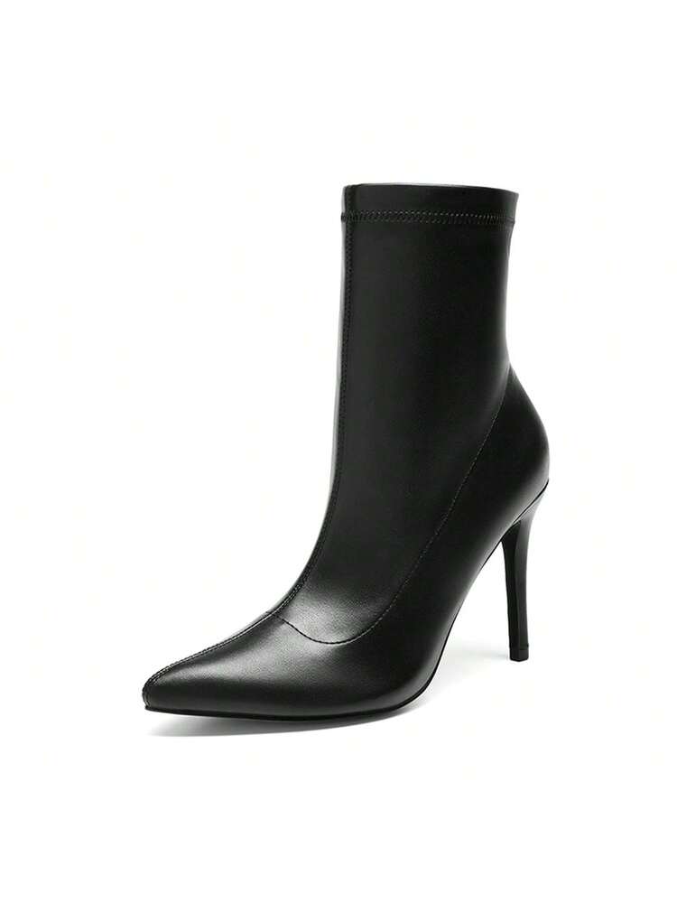 DREAM PAIRS Elegant Women's Pointed-Toe Stiletto Ankle Boots